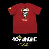 画像: 【 Powell Peralta 】MIKE McGILL 40th Anniversary McTWIST T-SHIRTS / GARNET