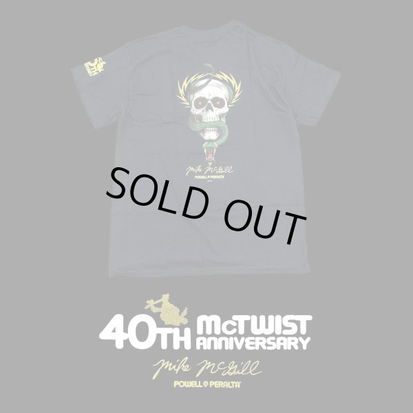 画像1: 【 Powell Peralta 】MIKE McGILL 40th Anniversary McTWIST T-SHIRTS / BLACK