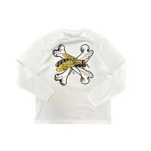 画像: 【 Qee Original 】FLY&BONES by VCJ L/S T-SHIRTS / WHITE