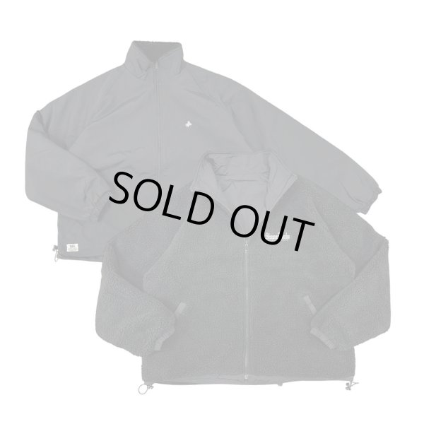 画像1: 【 Qee Original 】REVERSIBLE BOA JACKET / BLACK