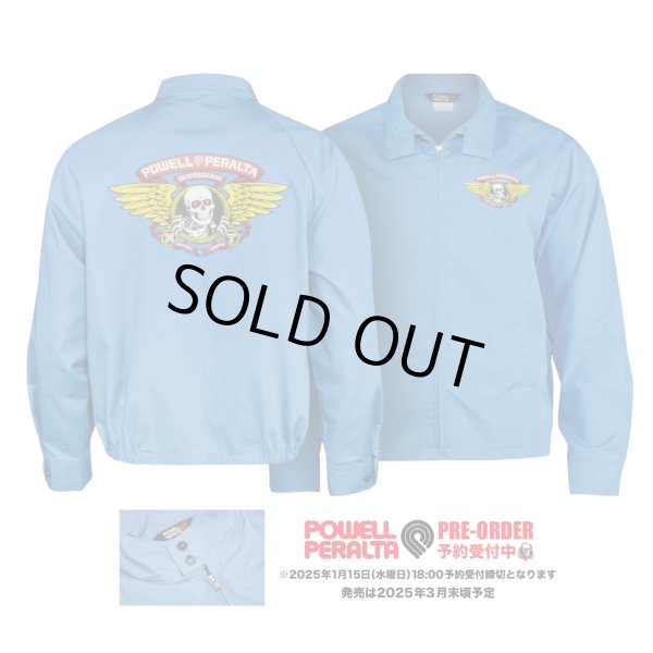 画像1: ※予約受付中 1/15 18:00締切【 Powell Peralta 】OG JACKET "WINGED RIPPER" BLUE