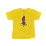 画像: 【 Powell Peralta 】BRUCE LEE x SKULL&NUNCHACK TEE / YELLOW