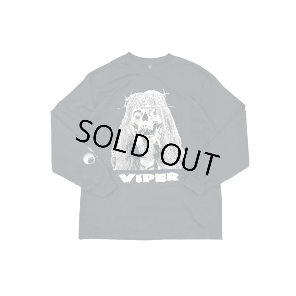 画像1: 【 Jesus and John 】SKULL VIPER L/S TEE / BLACK