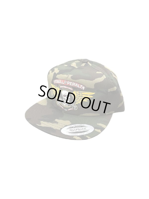 画像1: 【 Powell Peralta 】WINGED RIPPER SNAPBACK CAP / CAMO