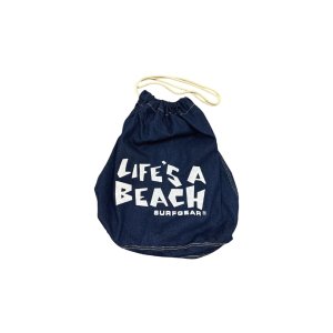 画像: 【 Life's a Beach 】Classic OG Logo Denim Laundry Bag