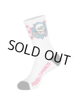 画像: 【 Powell Peralta 】RIPPER SOCKS CHECKER STRIPES / WHITE
