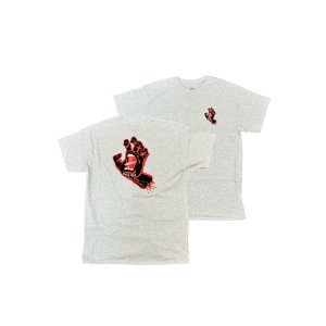 画像: 【 Santa Cruz Skateboards 】SCREAMING HAND T-SHIRTS / ASH