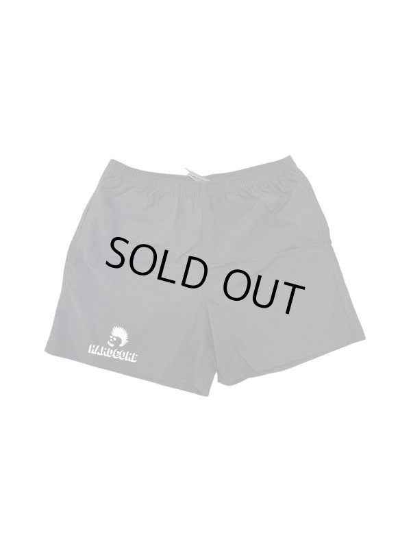 画像1: 【 Skull Skates 】HARDCORE LOGO NYLON SHORTS / BLACK