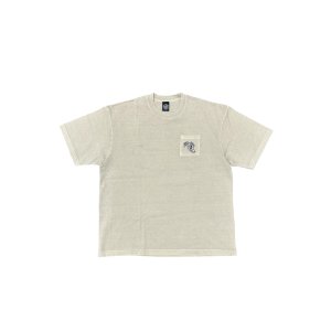 画像: 【 Santa Cruz Skatebopards 】OVER DYE POCKET TEE / Over Dye Ivory