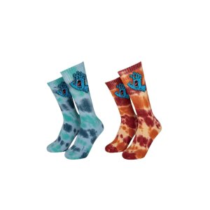 画像: 【 Santa Cruz Skateboards 】SCREAMING HAND TYE DYE SOCKS