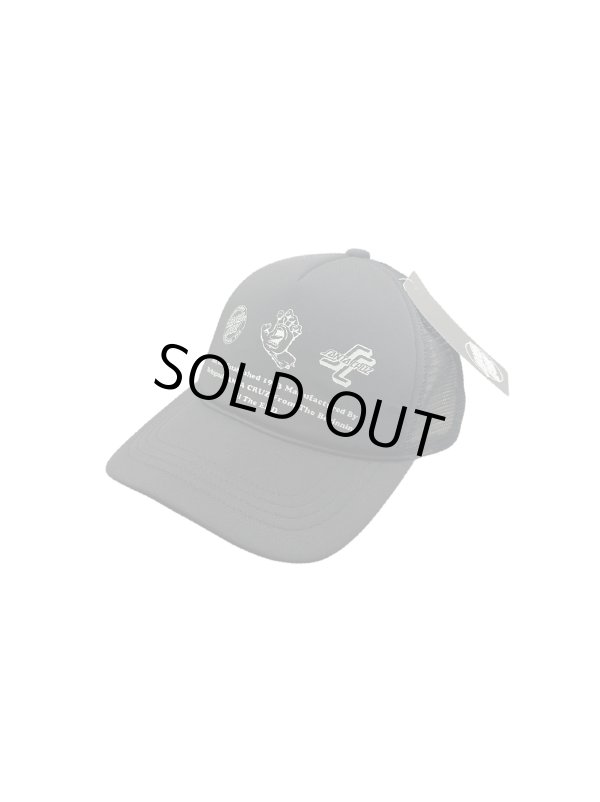 画像1: 【 Santa Cruz Skateboards 】HISTRICAL TRUCKER MESH CAP / BLACK