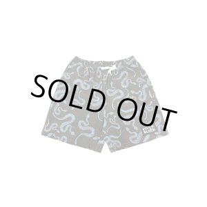 画像: ※キャンセル分販売 XLサイズ【 Life's a Beach 】SNAKE PATTERN SHORTS / BLACK x BLUE
