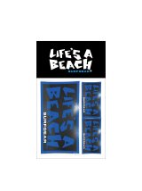 画像: 【 Life's a Beach 】CLASSIC OG LOGO STICKER 3枚パック / BLACK x BLUE