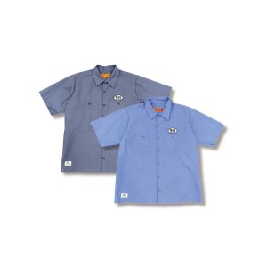 画像: 【 Qee Original 】OVEL PATCH S/S WORK SHIRTS