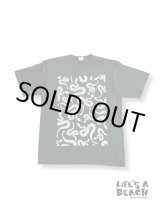 画像: 【 Life's a Beach 】80's SNAKE PATTERN TEE / BLACK