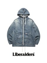 画像: 【 Liberaiders 】DENIM ZIP HOODIE / BLUE