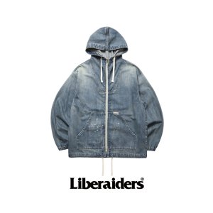 画像: 【 Liberaiders 】DENIM ZIP HOODIE / BLUE