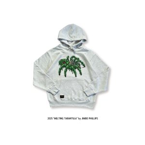 画像: ※予約受付中【 Qee 24周年限定アイテム 】" TARANTULA 2 " by Jimbo Phillips HOODIE / ASH GRAY