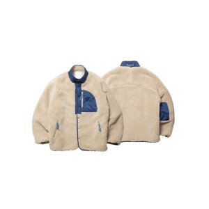 画像: 【 Liberaiders 】RETRO PILE FLEECE JACKET / IVORY