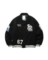 画像: 【 Liberaiders 】LR VARSITY JACKET / BLACK
