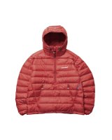 画像: 【 Liberaiders 】DOWN HALF ZIP HOODIE / RED