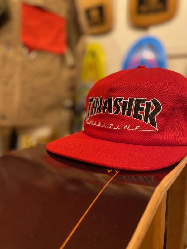画像: 【Thrasher Magazine】Outlined Snapback Cap / Red