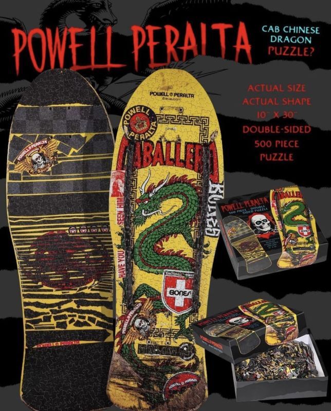 画像: 【Powell Peralta】PUZZLE CAB CHINESE DRAGON YELLOW