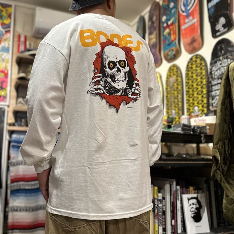 画像: 【 Powell Peralta 】RIPPER L/S T-SHIRTS / WHITE