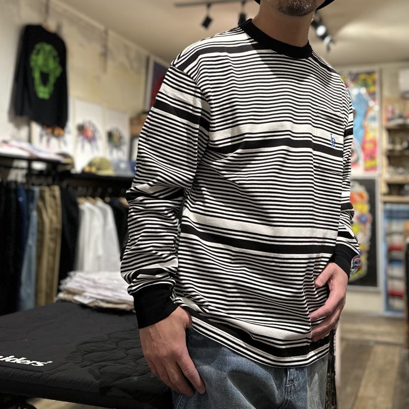 画像: 【 Liberaiders 】BORDER L/S TEE / BLACK