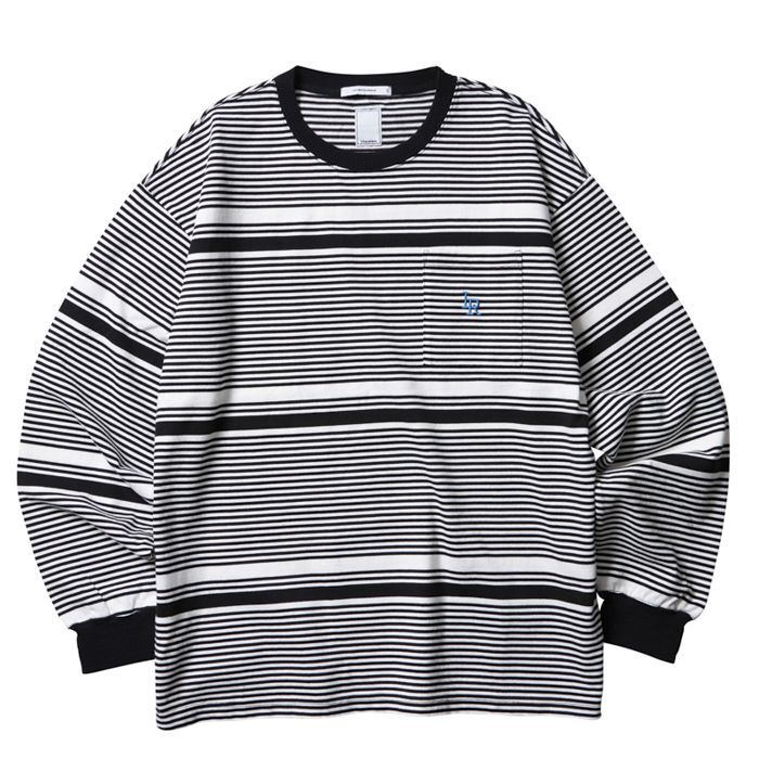 画像1: 【 Liberaiders 】BORDER L/S TEE / BLACK