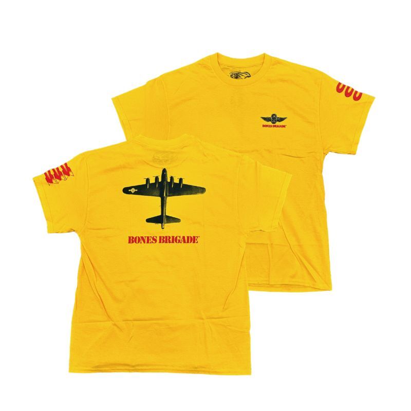 画像1: 【 Powell Peralta 】Bones Brigade " Bomber " T-Shirts / GOLD