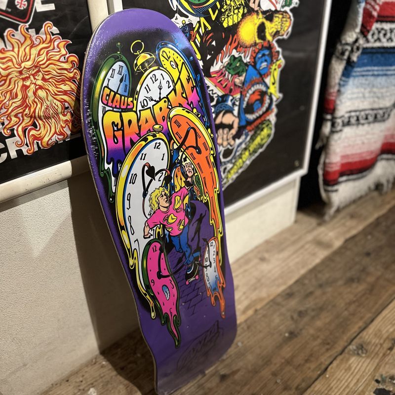 画像: 【 Santa Cruz Skateboards 】RE-ISSUE GRABKE MELTING CLOCKS