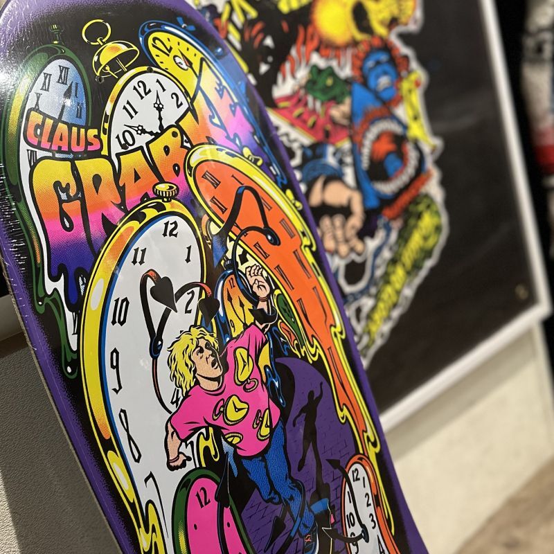 画像: 【 Santa Cruz Skateboards 】RE-ISSUE GRABKE MELTING CLOCKS