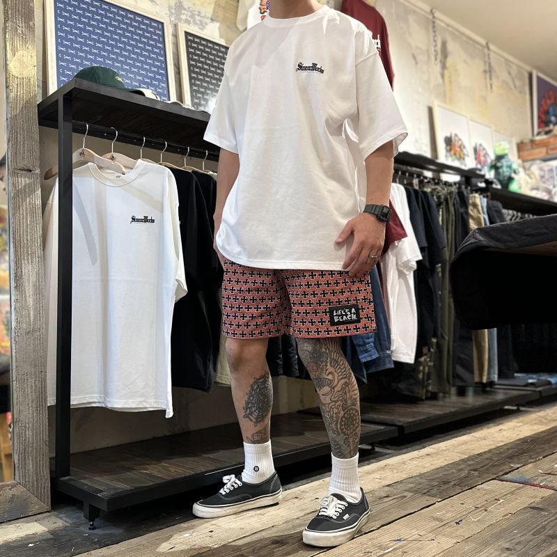 画像: 【 Life's a Beach 】CROSS PATTERN SHORTS / RED