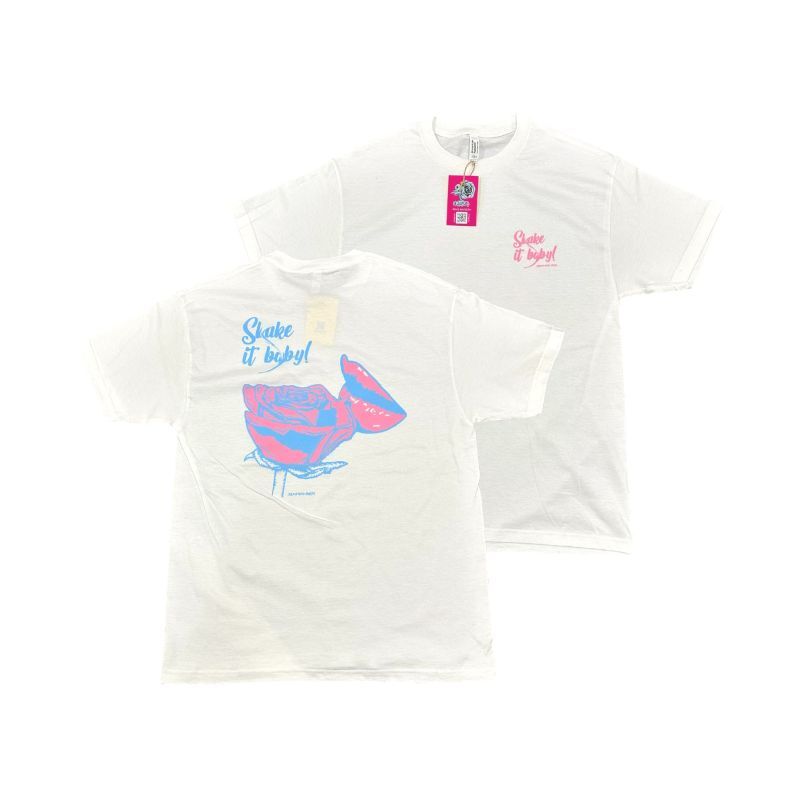 画像1: 【 Jesus and John 】Shake it Baby T-Shirts / White