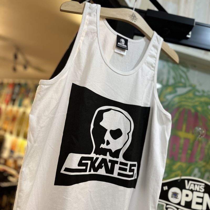 画像: 【 Skull Skates 】Burbs TANK TOP / WHITE