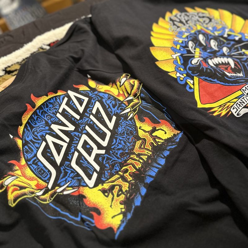 画像: 【 Santa Cruz Skateboards 】TOM KNOX FIREPIT DOT T-SHIRTS / BLACK