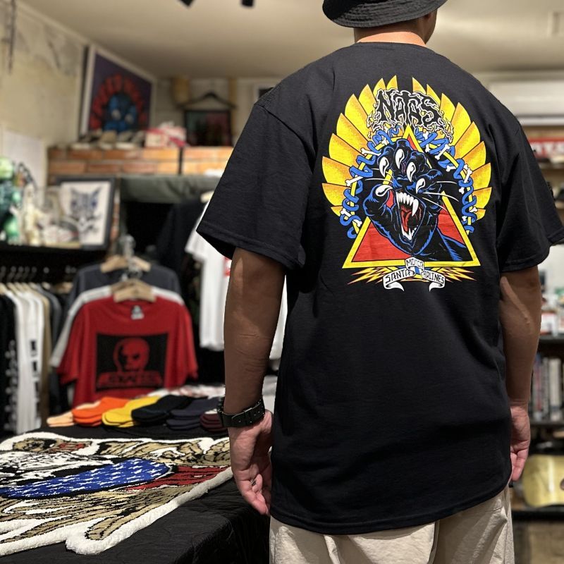 画像: 【 Santa Cruz Skateboards 】NATAS SCREAMING PANTHER T-SHIRTS / BLACK