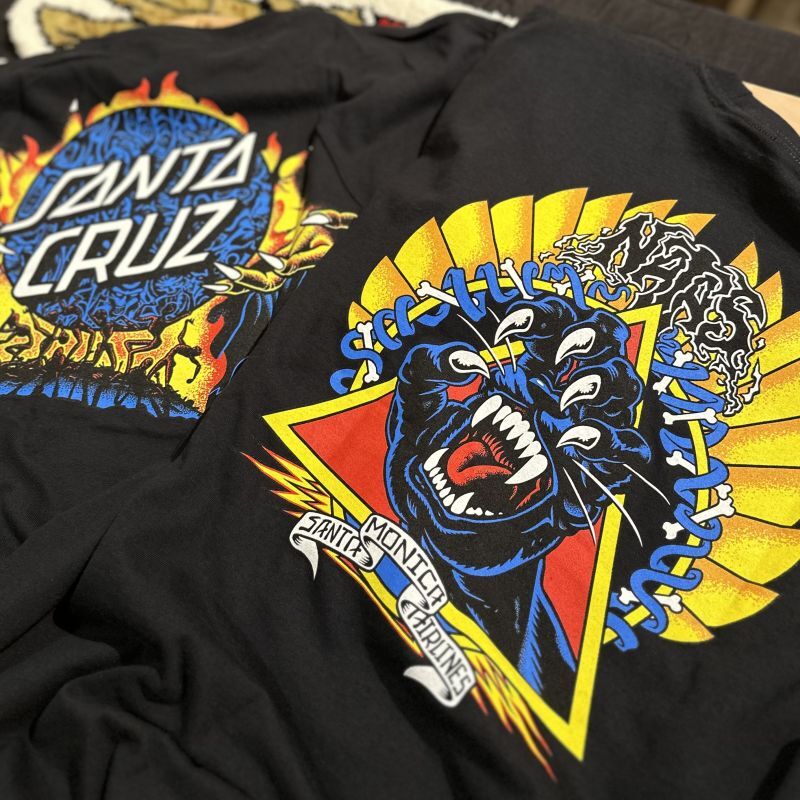 画像: 【 Santa Cruz Skateboards 】NATAS SCREAMING PANTHER T-SHIRTS / BLACK