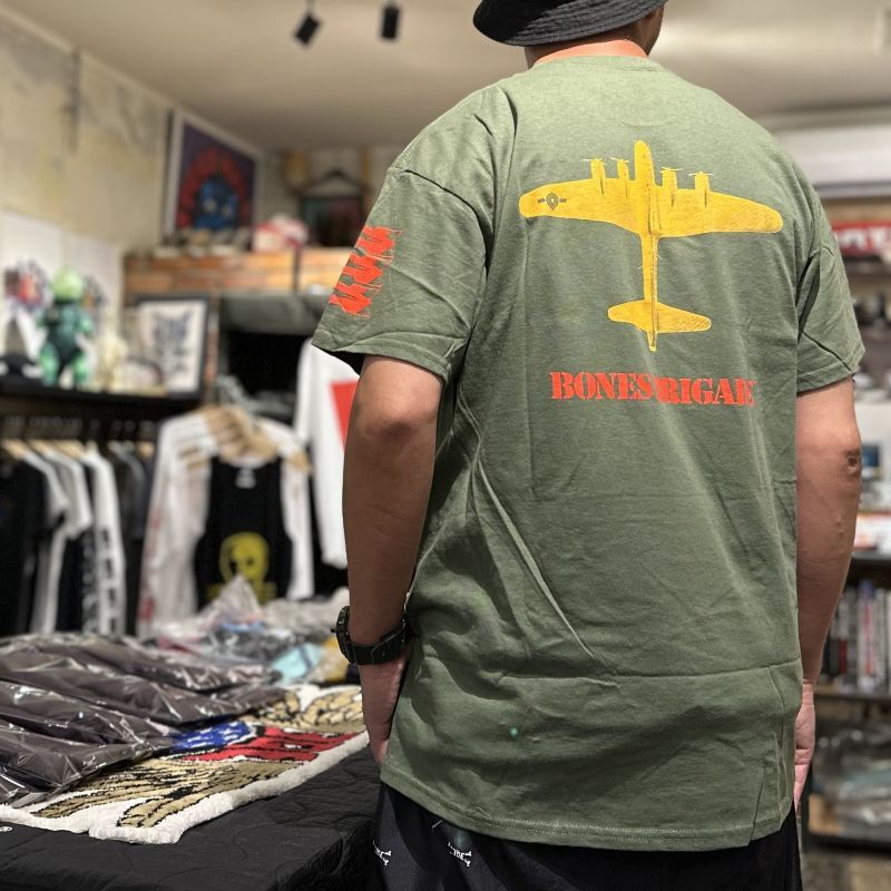 画像: 【 Powell Peralta 】Bones Brigade " Bomber " T-Shirts / OLIVE