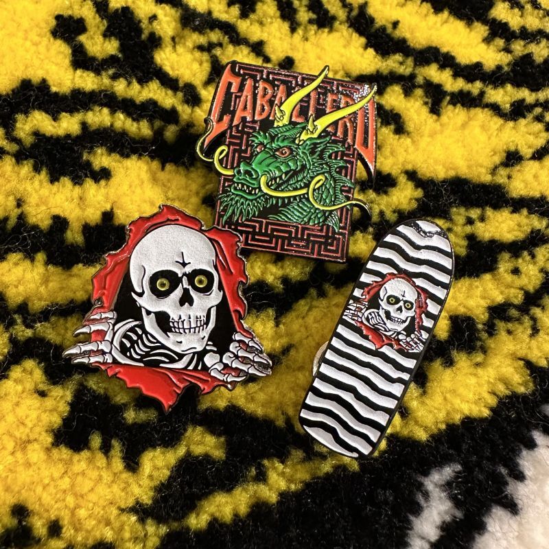 画像: 【 Powell Peralta 】LABEL PIN / CAB STREET DRAGON