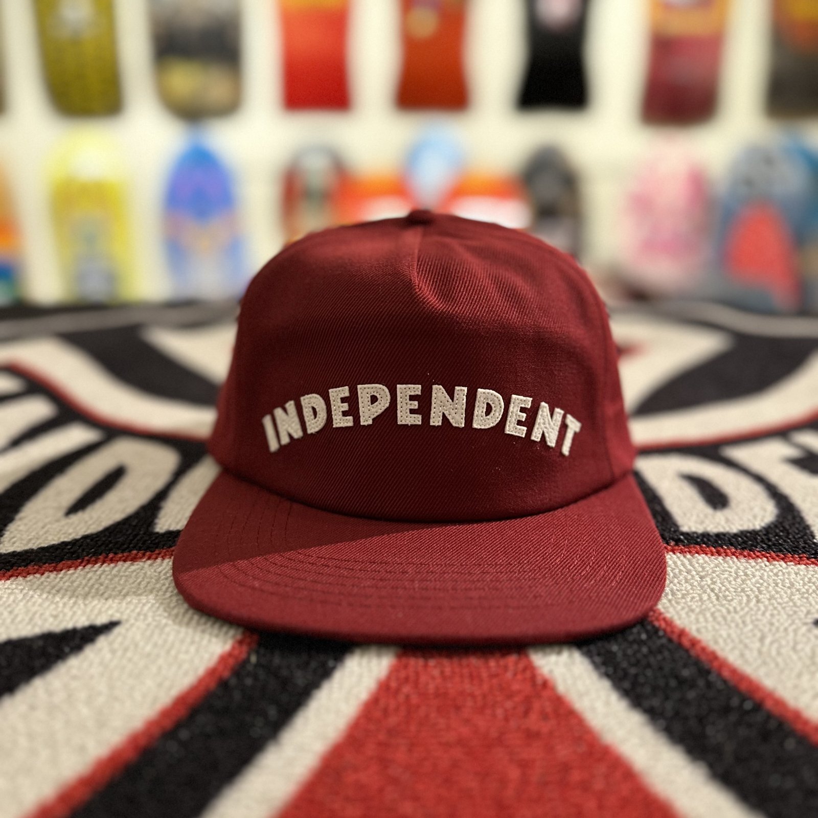 画像: 【 Independent Trucks 】INDY BRIGADE STRAPBACK CAP / CARDINAL