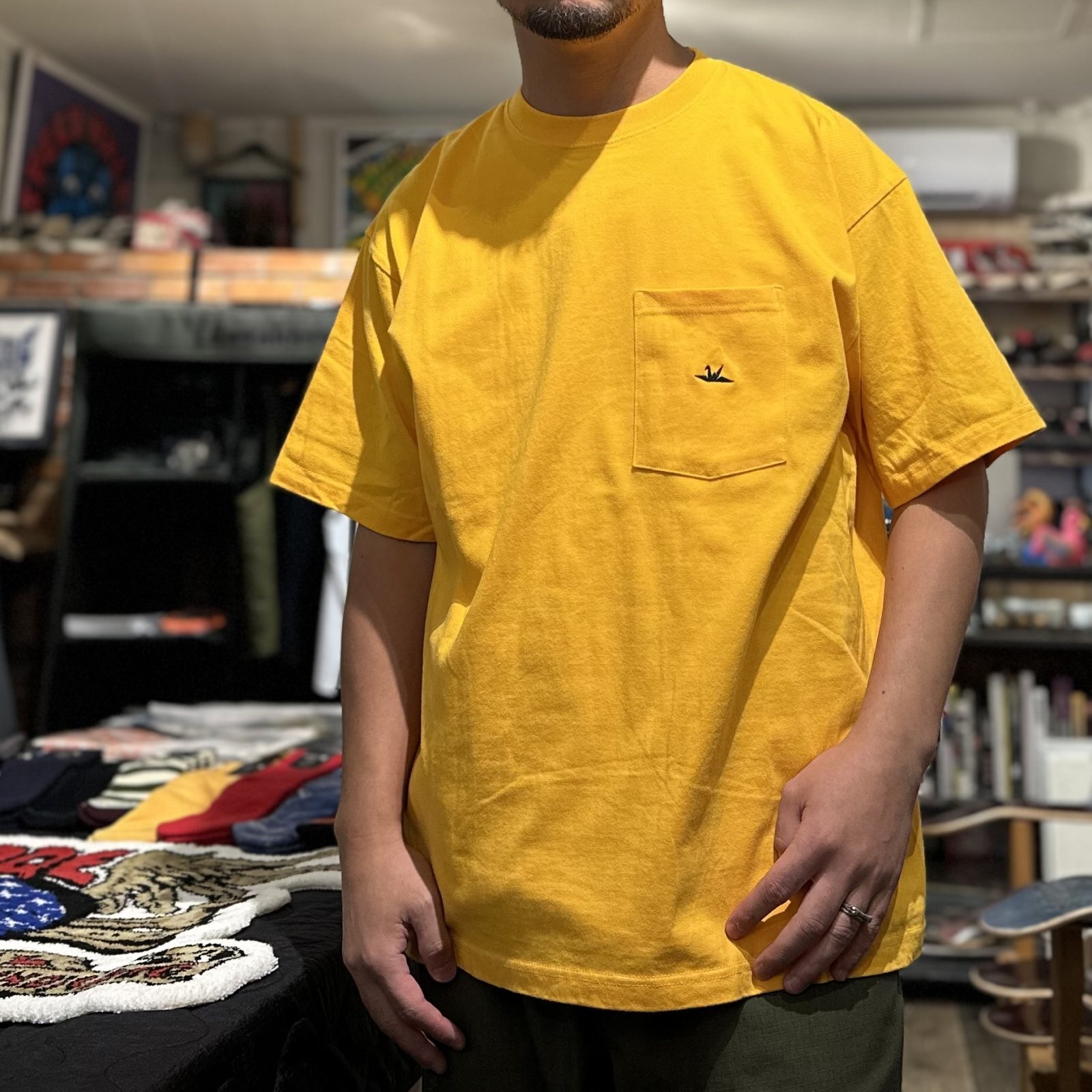 画像: 【 Liberaiders 】ADVENTURE POCKET TEE / YELLOW