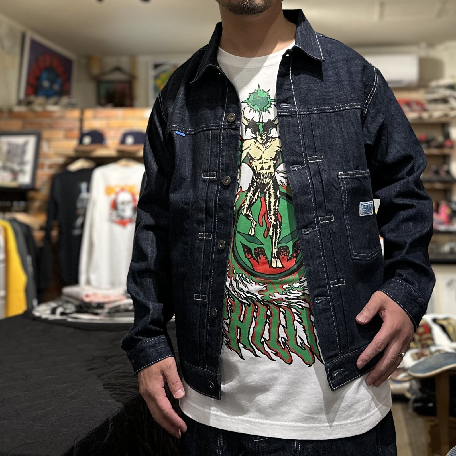 画像: 【 Liberaiders 】LR DENIM JACKET / ONE WASH