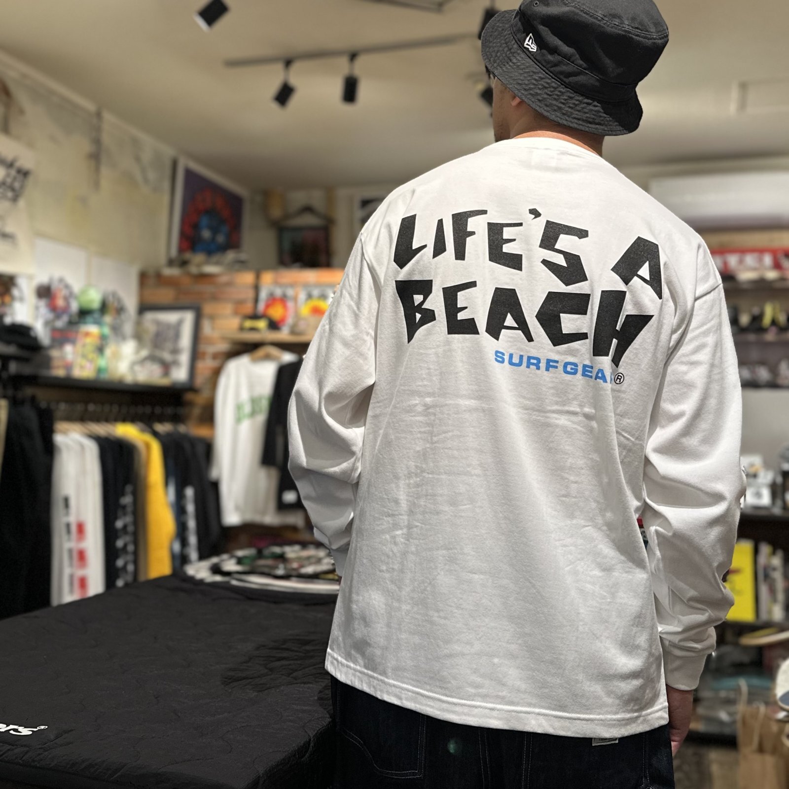 画像: ※Lのみ【 Life's a Beach 】CLASSIC OG LOGO L/S TEE / WHITE