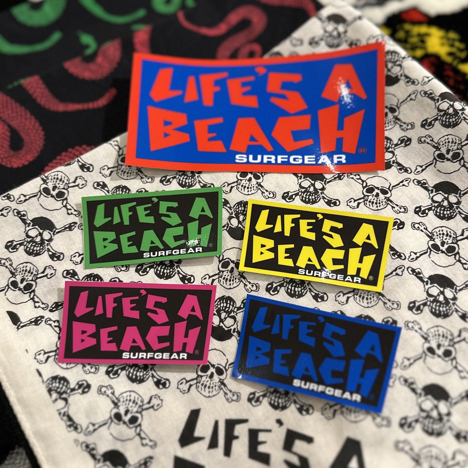 画像: ※フリー在庫【 Life's a Beach 】CLASSIC OG LOGO 5pcs STICKER PACK