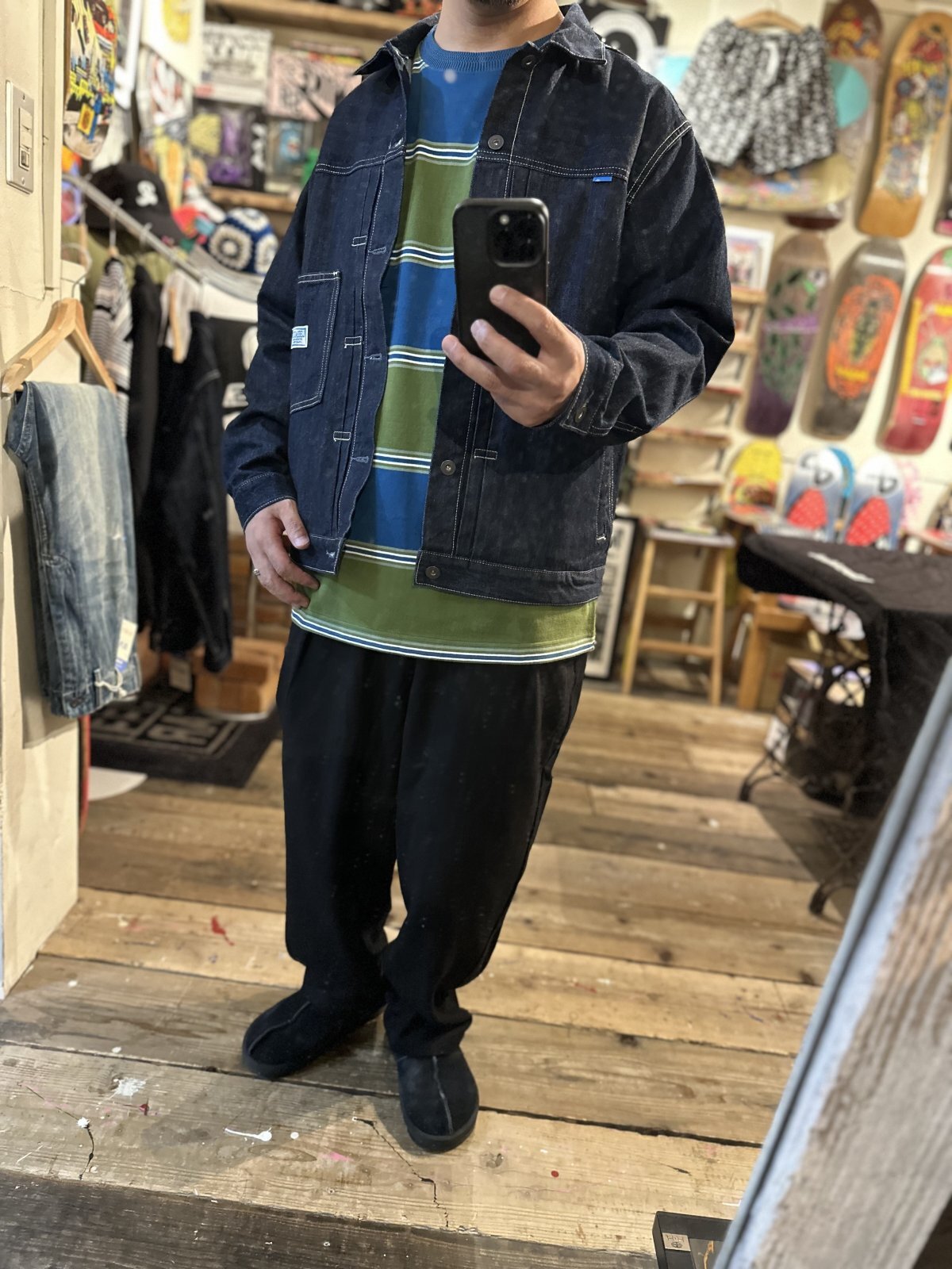 画像: 【 Liberaiders 】ONE TUCK WIDE WOOL PANTS / BLACK