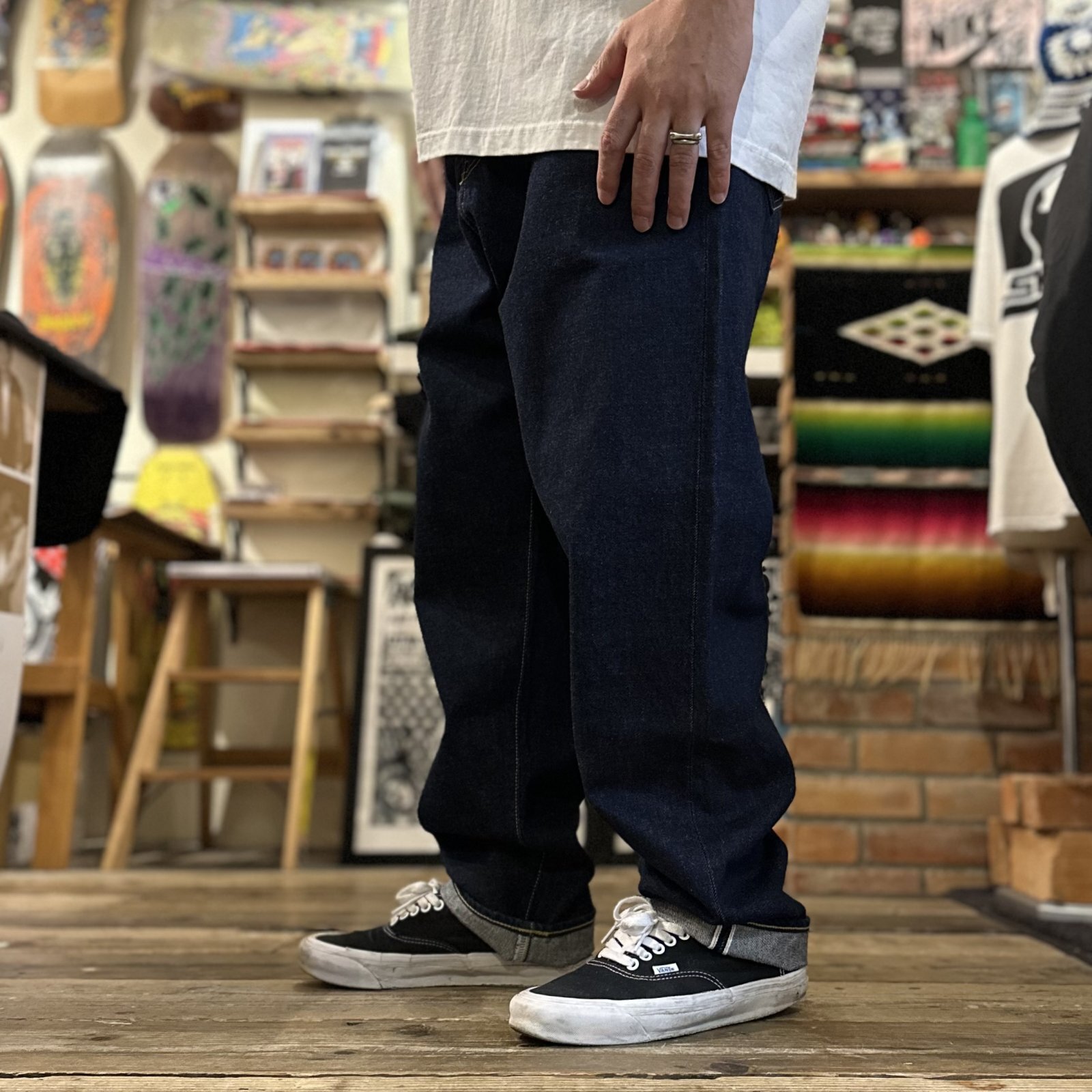 画像: 【 Liberaiders 】LR LOOSE FIT DENIM PANTS / ONE WASH