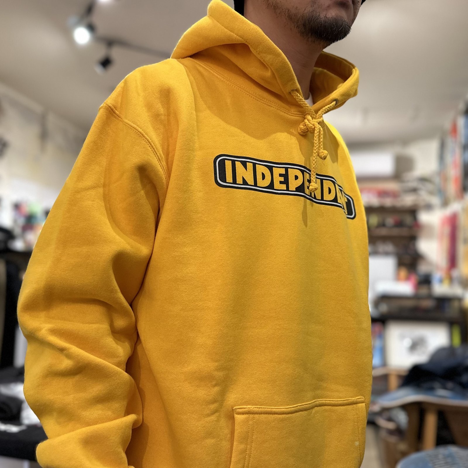 画像: 【 Independent Trucks 】BAR LOGO P/O HOOD / GOLD