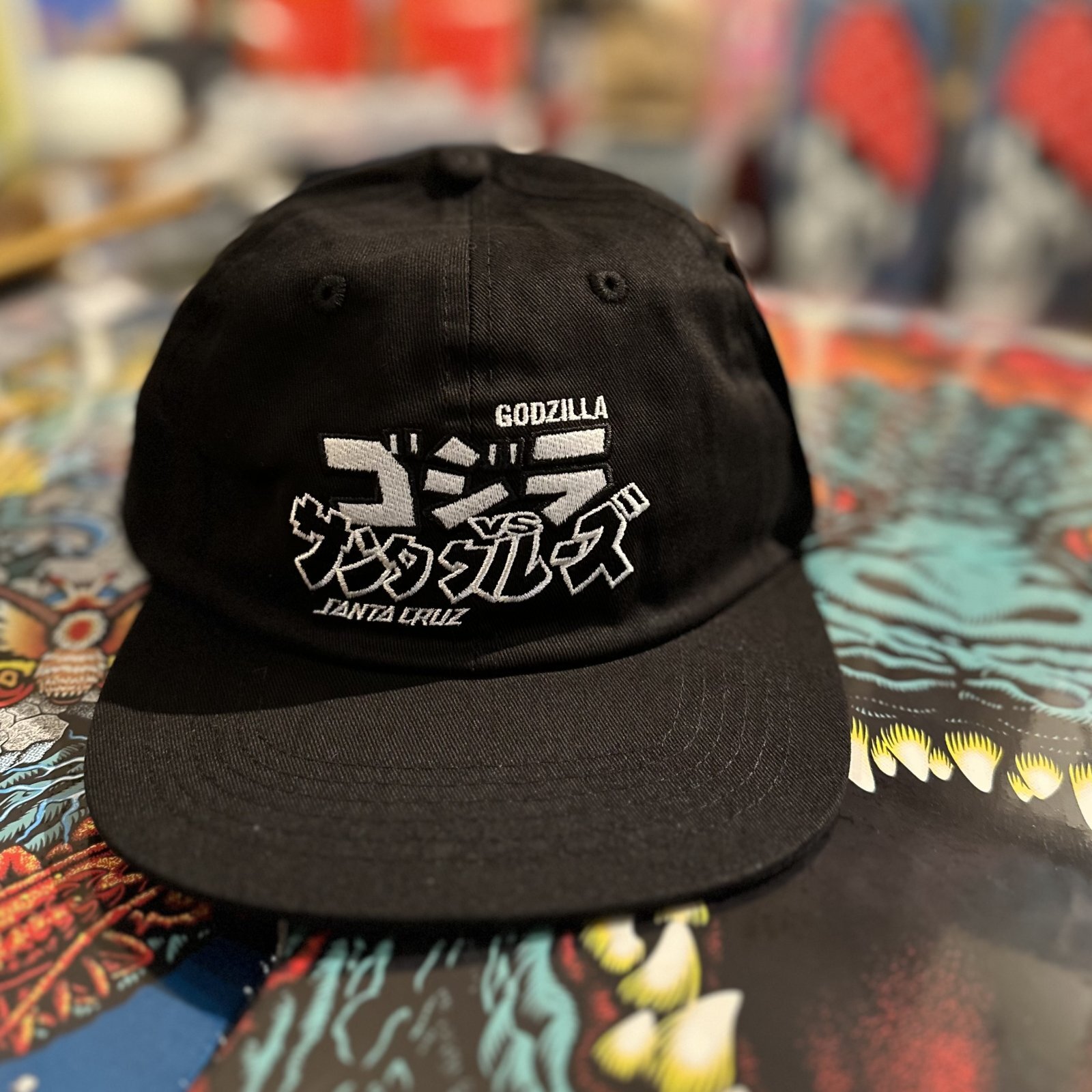 画像: 【 Santa Cruz Skateboards 】GODZILLA vs SANTA CRUZ / SNAPBACK CAP